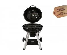 Kugelgrill Holzkohlegrill 71x94x66cm fahrbar Grill Standgrill Haubengrill