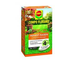 COMPO FLORANID Herbst-Rasen Langzeit-Dünger, 4 Monate Langzeitwirkung, Feingranulat, 3 kg, 120 m²