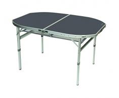Aluminium Klapptisch 120x80 Campingtisch Falttisch Koffertisch(B-Ware)Hitzebeständig -Wasserfest