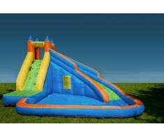 Tobogani – Planschbecken Wasserpark mit Rutsche Aufblasbar 12 m² (inklusive Standgebläse)