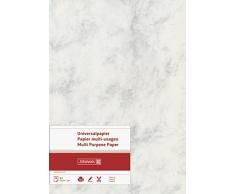 5X BRUNNEN Universalpapier A4 Marmor gr 35Bl