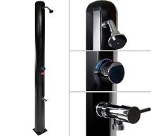 Solardusche Outdoor für den Garten, Pooldusche, Gartendusche, mit 35 Liter Tank, schwarz