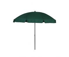 greemotion Sonnenschirm 3m mit UV-Schutz - Balkonschirm in Grün-Grau - Gartenschirm knickbar - Terrassenschirm rund - Outdoor-Schirm für Balkon, Terrasse & Garten