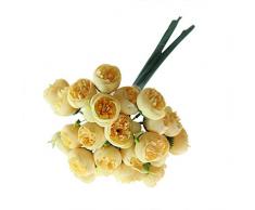 Fannyfuny Wohnaccessoires künstliche Blumen,Unechte Blumen Kunstblumen Blume Dekoration Blumenstrauß Home DIY Blumenarrangement für Hochzeit, Geburtstag, Festival, Weihnachten, Jubiläum.