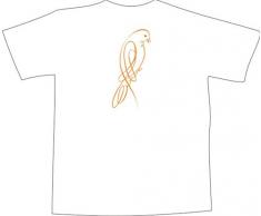 Black Dragon - T-Shirt Herren weiss feuerlanze XL - Fasching Party Geschenk Funshirt