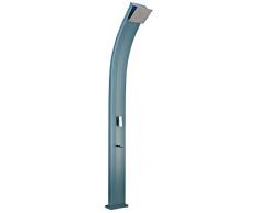 Steinbach Speedshower Slim Line Deluxe Solardusche, Blau/Silber, 25 x 13,5 x 225 cm
