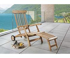 Destiny Deckchair Del Mar Deckstuhl Teak Massiv Relaxsessel Exklusiv Holzliege Teakliege