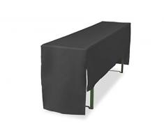 Biertischhusse halblang für Bierzelttisch Premium Pro. (nur Tisch) 220 cm (Tischbreite 50cm, Anthrazit)
