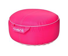 Jilong Avenli Pouf II Sitzkissen Ø55x26cm Hocker Gartenhocker Sitzkissen Sitzsack aufblasbar Outdoor Indoor pink, 6920388629577