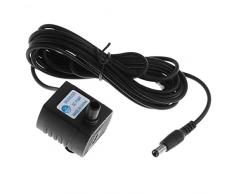 vap26 1,2 W Solarenergie Brunnen Pumpe Mini Wasserpumpe für Teichbrunnen Steingarten Brunnen Garten Brunnen Mikro-Solar-Energiepumpe - Schwarz