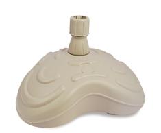 Siehe Beschreibung Sonnenschirmständer für Schirmstangen mit Ø 33-48mm, beige - XL Groß Sonnenschirm Ständer Halter Schirm Ständer Halterung Sonnenschirmfuß Beige 33L
