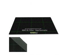 KM3 Profi Kapillar-Matte 3 lagig XL zur XL565 Gewächshaus-Wanne, automatische Bewässerung Kapillar mit Wurzelschutz und Folie