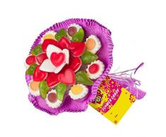 Fruchtgummi Blumenstrauß aus verschiedenen Fruchtgummi-Sorten, Geburtstag, Valentinstag, Muttertag, Geschenk, 140g