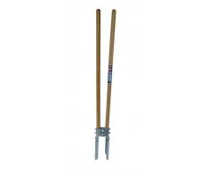 Spear & Jackson PHD-WH Erdlochausheber mit Holzgriff, beige