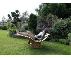 Relaxliege, Saunaliege, Holzliege, Wellnessliege, Funktionsliege, Gartenliege