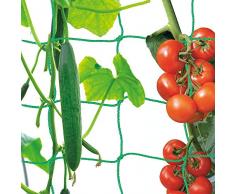 Premium Ranknetz mit großer Maschenweite für den perfekten Wachstum von Tomaten, Gurken und Kletterpflanzen Das Optimale Rankhilfe Netz für Garten und Gewächshaus - Maschnweite (10cm), Größe: 2,5 x 2m