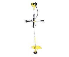 GardeTech Handmäher mit Benzinmotor | 1KM | Rasensense | Trimmer | Rasentrimmer | Rasentrimmer für Garten | GTLE-2617