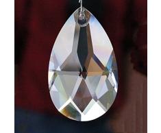 Christoph Palme Leuchten 4X Kristall Sonnenfänger Rautenwachtel 50mm Facette Tropfen Regenbogenkristall Feng Shui Waldorf Bleikristall Drachenträne Wachtel