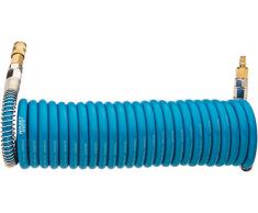 Hazet Druckluft-Spiralschlauch (Länge: 7,62 m, Innendurchmesser: 10 mm, Arbeitsdruck: 10 bar, Polyurethan) 9040S-10