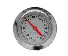 Lantelme Kompostthermometer Edelstahl -30 bis +120 Grad Sonde 50 cm Komposter Garten Kompost Thermometer analog 6115