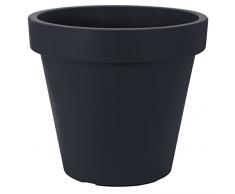 Spetebo XXL Pflanzkübel - Ø 48 cm - Kunststoff Blumenkübel groß Blumentopf Pflanzgefäß