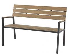 LLiving Bank Sitzbank Teak-Look Polywood max. Tragegewicht 200kg