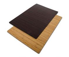 casa pura® Bambusmatte Emma | Testsieger Note 1,2 | Badematte & Saunamatte aus Bambus | 60x90cm | Zwei Farben (Natur)