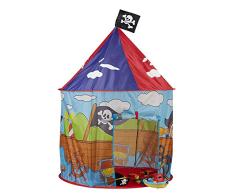 YONG Pirat Pop Up Kinder Spielzelt Princess Zelt Kinderspielzelt Bällebad,Spielzelt für Kinder Baby für drinnen oder draußen,125 x 105 x 105 cm