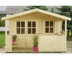 Gartenpro Stahlgerätehaus – Gartenhaus Francesco 300 x 340