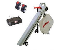 IKRA 74003200 ICBV 2/20 Akku Laubsauger Laubbläser, 40 V, Grau/Rot