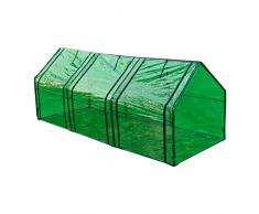 vidaXL GEWÄCHSHAUS TREIBHAUS TOMATENHAUS FRÜHBEETKASTEN 240x90x90 cm FRÜHBEET