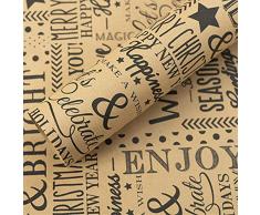 XZKHSP geschenkpapier Geschenkpapier ins Wind Geburtstagsstrauß Geschenkpapier handgefertigt DIY Tasche Buchumschlag Papier Geschenk Kraftpapier-E (70×50cm）