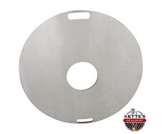 Kette´s Grillzubehör Fireplate/Grillplatte/BBQ-Platte/für Kugelgrills oder Feuertonnen (Feuertonnen)