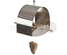 matches21 Vogel-Futterhaus 15x10x18 cm Metall Bausatz f. Kinder Werkset Bastelset ab 12 Jahren