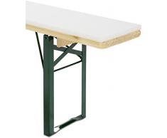 Hussenkönig Hussen für Bierzeltgarnitur Biertisch-Hussen Bierbank-Hussen 5 TLG Hussen Set gepolstert für 50cm Biertische