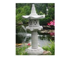 Yukimi auf Säule Hk japanische Steinlaterne Laterne