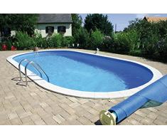 Summer Fun Ovalpool Einbau Komplettset 150 cm Tiefe (SW:0,8 IH:0,6) 700 x 350 x 150 cm