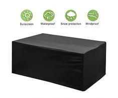 Gartenmöbel Abdeckung, phixilin Wasserdichtes Gartentisch Abdeckung für Gartenmöbel Sitzgruppe, Atmungsaktives Schutzhülle Gartenmöbel für Sitzgarnituren, Gartentische und Möbelsets - (200*160*70cm)