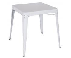 SixBros. Metalltisch Industrie Design Weiß M-84420/1486