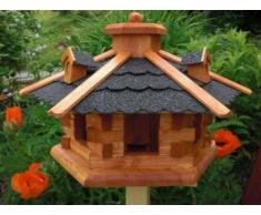Vogelhaus-Gaube Bitumendach (V058) mit wetterfestem Anstrich-Vogelhäuser Vogelfutterhaus Vogelhäuschen-aus Holz- Schreinerarbeit