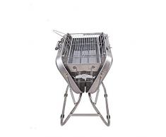BLI Outdoor-Grill Grill Tragbarer Grill Koffer Grill Edelstahl Faltgrill Splitter