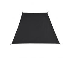 Lumaland Outdoor Seitenteil für Pop Up Pavillon Seitenwand für Gartenzelt Camping Partyzelt Zelt schwarz