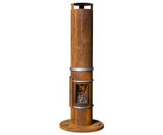 FeuerCampus365 TOWER Gartenkamin aus Cortenstahl