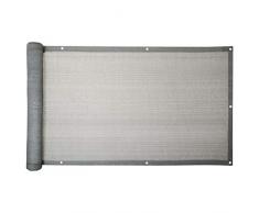 ESTEXO Balkon Sichtschutz/Balkonbespannung Balkonsichtschutz Balkonverkleidung 0,90 m x 6,00 m - Grau