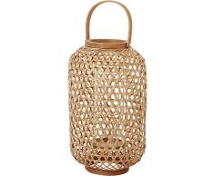 Duni Laterne aus Rattan für LED Stumpenkerzen Area 400x230mm