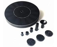 Solar Vogelbad Springbrunnen, solarbetriebene Vogelbad Teichpumpe for Garten und Terrasse jianyu