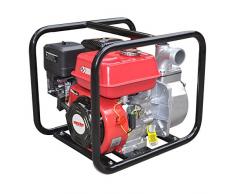 Hecht Benzin-Schmutzwasser-Pumpe 3635 Motorpumpe für Teich Garten oder Haus (6,5 PS, 38.000 l/h, 2 Zoll Anschluss, Förderhöhe 32 m)