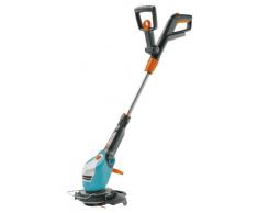 GARDENA Akku-Trimmer ComfortCut Li-18/23R: Rasentrimmer mit verstellbarem Griff und abwinkelbarem sowie schwenkbarem Trimmerkopf, 230 mm Schnittkreis, inkl. Akku und Ladegerät (9825-20)