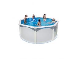 Steinbach Highline Stahlwandpool Set, rund, Ø 350 x 132 cm, 012610