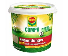 Compo Rasen-Langzeitdünger, Rasenpflege mit bis zu 3 Monaten Langzeitwirkung, für dichten, tiefgrünen und robusten Rasen, 8 kg für 320 m²